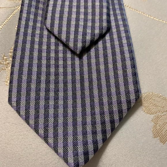 Calvin Klein Blue/Grey Tie - Picture 6 of 10